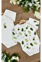 2-Piece Organic Cotton Long Sleeve Snap Fastener Baby Bodysuit Set Avocado - 2