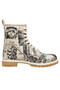 Women's Vegan Leather Multicolored Long Boots - Broadway Design - 6