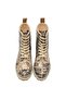 Women's Vegan Leather Beige Long Boots - Warner Bros Daily Prophet Harry Potter Design - 7