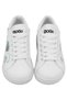 Unisex Kids Vegan Leather White Sneakers - Cats Of Space Design - 4