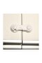 8 Pieces Multi-Purpose Double Door Child Baby Safety Set for Cabinet Safety Latch Protection Lock - 7