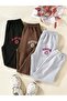 Girl-Boy 3-Pack BOSTON Printed Grey-Black-Brown Tracksuit