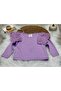 Girl 2-12 Years Embroidered Laced Long Sleeve Badi