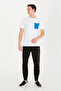 Men's White Crew Neck T-Shirt - 5
