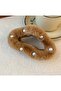 Large Size Pearl Plush Peg Buckle 13 cm - 2