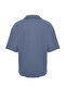Indigo Oversize/Geniş Kesim Dokulu Ottoman Polo Yaka T-Shirt TMNSS23PO00020 - 10