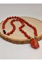 Jasper Stone Knotted Unisex Design Necklace 8mm (45080)