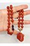 Jasper Stone Knotted Unisex Design Necklace 8mm (45080) - 3