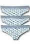 Lace Waist Women's Bikini Panties 3 Pack - 2