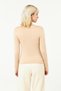 Women's Black Cream 2-Piece Blouse with Finger Detail - 5