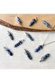 Certified Sodalite Natural Stone Pandula Cut Necklace - 4