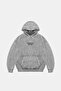 Washed White Summer Love Back Printed Oversize Unisex Hoodie - 2