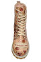 Women's Vegan Leather Beige Long Boots - It Wasn't Me Design - 8