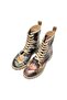 Women's Vegan Leather Multicolor Long Boots - Warner Bros Harry And Hedwig Harry Potter Design - 2