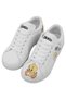 Unisex Kids Vegan Leather White Sneakers - Warner Bros Best Of Tweety And Sylvester Design