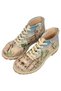 Women's Vegan Leather Multicolored Zippered Short Boots - Little By Little One Travels Far Design