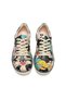 Women's Vegan Leather Multicolored Sneakers - Warner Bros Catch Me If You Can Tweety Design - 4
