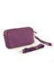 Crinkle/Clinker Waterproof 4 Zippers Thick Shoulder Strap Mobile Phone Carrying Hand Bag Wallet 1215 - 3