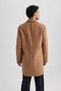 Y8903Az/Bn283 Defacto Men's Coat Camel - 4