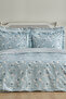 Daisy 100% Cotton Single Duvet Cover Set Mint Blue (PP) - 2