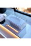 Transparent Napkin Organizer, Napkin Holder, Organizer Box Unbreakable 22 X 12 Orange Plastic Tr