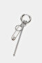 Unisex 316l Surgical Steel Dangle Hook Figure Chain Hoop Earrings