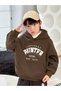 Painter 1975 Cotton Kids Sweatshirt - Brown Printed Girl's Boy's Winter Pocket Hoodie - 2