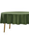 Liquid Resistant Care Free Oval Tablecloth Green 160 x 240 - 3