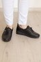 Orthopedic Daily Soft Women's Skin Perforated Lace-Up Ballet Flats - 5