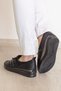 Orthopedic Daily Soft Women's Skin Perforated Lace-Up Ballet Flats - 4