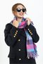 70X190 cm Plaid Wool Shoulder Shawl - Durable Acrylic - 4
