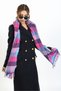 70X190 cm Plaid Wool Shoulder Shawl - Durable Acrylic - 2