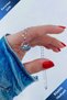 Non-Tarnish Whale Steel Necklace Blue Floating Fish Model Silver Color Steel Necklace