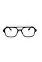 Black Frame Blue Light Protection Rectangular Women's Glasses