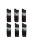 Black Color Long Hook Towel Winter Military Socks 6-Pack (40-45 No)