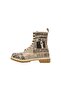Women's Vegan Leather Beige Long Boots - Warner Bros Daily Prophet Harry Potter Design