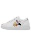 Unisex Kids Vegan Leather White Sneakers - Warner Bros Best Of Tweety And Sylvester Design - 5