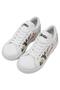 Unisex Kids Vegan Leather White Sneakers - Better Together Design - 7