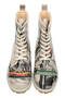 Women's Vegan Leather Multicolored Long Boots - Broadway Design - 4