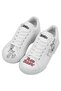 Unisex Kids Vegan Leather White Sneakers - Warner Bros What's Up Doc Bugs Bunny Design - 3