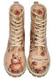 Women's Vegan Leather Beige Long Boots - It Wasn't Me Design - 4