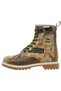 Women's Vegan Leather Multicolored Long Boots - Gustav Klimt The Kiss Muse Design - 7