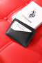 US POLO ASSN.8434-8433 GENUINE LEATHER CARD HOLDER BLACK