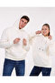 Ekru Oversize Sweatshirt - 5