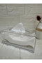Transparent Napkin Organizer, Napkin Holder, Organizer Box Unbreakable 22 X 12 Orange Plastic Tr - 2