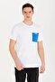 Men's White Crew Neck T-Shirt - 4