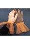 Cisilong Ruffle Tulle Bridal Gloves - 5