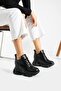 Women's Black Hidden Heel Shoes