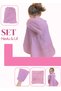 Baby Towel and Washcloth Set - 100% Organic Muslin Bath Washcloth and Towel Set
