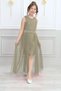 Girl's Dress Girl's Buckle Dress Train Dress